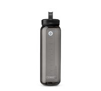 HydraPak RECON 1L RECON - Water Bottle, 50% Recycled Plastic, Eco-Friendly and BPA Free, Screw Cap with Smooth Flow, Easy to Carry (1 Litre, Grey)