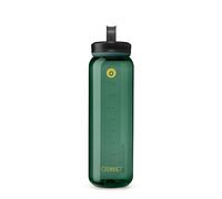 HydraPak Recon Clip & Carry Wide Neck Drinking Bottle (32 oz, Aspen Green) | Recycled plastic, environmentally friendly, attached closure, leak-proof, easy to carry, slim shape
