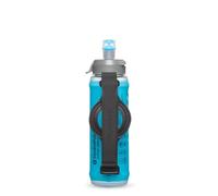 HydraPak SkyFlask 350mL (Malibu Blue) - Foldable Soft Hip Flask for Running - (500ml) - Adjustable Wristband, Splash Plug