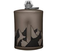 Hydrapak Stow 1L Flexible Stowable Water Drinks Bottle - Mammoth Grey