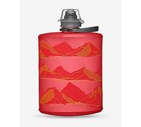 HydraPak Stow - Collapsible Backpacking Water Bottle (500ml) - BPA Free, Ultra Light, Spill-Proof Twist Cap - MTN Redwood