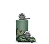 HydraPak Stow - Collapsible Backpacking Water Bottle (350ml) - BPA Free, Ultra Light, Spill-Proof Twist Cap - Sage Green