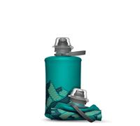 HydraPak Stow - Collapsible Backpacking Water Bottle (350ml) - BPA Free, Ultra Light, Spill-Proof Twist Cap - Glacier Blue