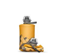 HydraPak Stow - Collapsible Backpacking Water Bottle (350ml) - BPA Free, Ultra Light, Spill-Proof Twist Cap - Golden Yellow