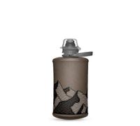 HydraPak Stow - Collapsible Backpacking Water Bottle (350ml) - BPA Free, Ultra Light, Spill-Proof Twist Cap - Mammoth Grey