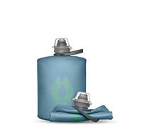 Hydrapak Stow - Collapsible Backpacking Water Bottle (500ml) - BPA Free, Ultra Light, Spill-Proof Twist Cap - Tahoe Blue