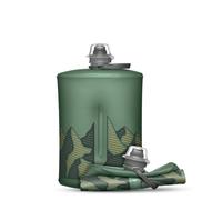 HydraPak Stow Collapsible Water Bottle - 1L - Ultralight, Leak-Proof, BPA-Free, Filter Compatible Travel & Hiking Flask - Sage Green