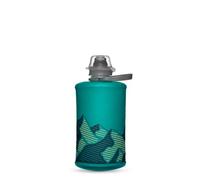 HydraPak Stow - Collapsible Backpacking Water Bottle (350ml) - BPA Free, Ultra Light, Spill-Proof Twist Cap - Glacier Blue