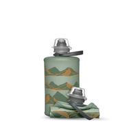 HydraPak Stow - Collapsible Backpacking Water Bottle (350ml) - BPA Free, Ultra Light, Spill-Proof Twist Cap - MTN Sutro Green