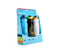HydraPak Tempo Bottle 3-Pack - Handheld Running Water Bottle (400ml or 525ml) - Made For Runners, Marathon Training & Race Day, Perfect For Hydration, Electrolyte and Nutrition Mixes