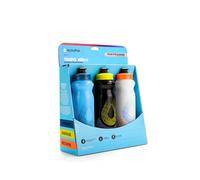 HydraPak Tempo Bottle 3-Pack - Handheld Running Water Bottle (400ml or 525ml) - Made For Runners, Marathon Training & Race Day, Perfect For Hydration, Electrolyte and Nutrition Mixes