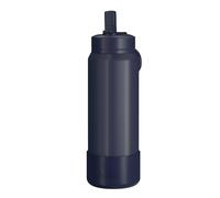 Hydrapeak 26oz Sport Insulated Water Bottle with Straw or Chug Lid, Leak & Spill Proof, Keeps Drinks Cold for 24 Hours, Hot for 12 Hours, Premium Stainless Steel Water Bottles (26oz, Navy)