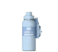 Hydrapeak 32oz Sport Insulated Water Bottle with Straw & Chug Lid, Leak & Spill Proof, Keeps Drinks Cold for 24 Hours, Hot for 12 Hours, Premium Stainless Steel Water Bottles (32oz, Cloud)