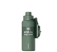 Hydrapeak 32oz Sport Insulated Water Bottle with Straw & Chug Lid, Leak & Spill Proof, Keeps Drinks Cold for 24 Hours, Hot for 12 Hours, Premium Stainless Steel Water Bottles (32oz, Sage Leaf)