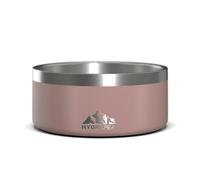 Hydrapeak Dog Bowl; Non Slip Stainless Steel; Water and Food Dish; Large Sized and Small Dogs; 32oz 64oz; Multiple Sizes; 4 Cup | Rosewood