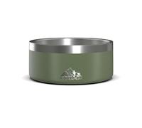 Hydrapeak Dog Bowl; Non Slip Stainless Steel; Water and Food Dish; Large Sized and Small Dogs; 32oz 64oz; Multiple Sizes; 4 Cup | Sage Leaf