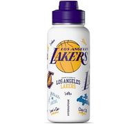 Hydrapeak NBA Officially Licensed Los Angeles Lakers 32oz Insulated Water Bottle, Celebrating the City of Los Angeles, Chug Lid & Handle | Showtime-Inspired Sports Tumbler for Game Day & Travel