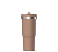 Hydrapeak Nomad 32 oz Tumbler with Handle and Straw Lid, Leakproof, Double Insulated, 32oz Cup Stainless Steel (Almond)