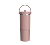 Hydrapeak Nomad 32oz Insulated Stainless Steel Travel Tumbler with Handle & Straw Lid, Leakproof, Cupholder Friendly, Keeps Drinks Cold 24 Hours, Reusable Bottle for Daily Hydration (Rosewood)