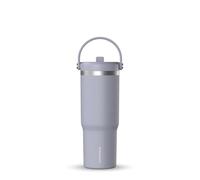 Hydrapeak Nomad 32oz Insulated Stainless Steel Travel Tumbler with Handle & Straw Lid, Leakproof, Cupholder Friendly, Keeps Drinks Cold 24 Hours, Reusable Bottle for Daily Hydration (Lilac Haze)