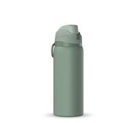 Hydrapeak Oasis 32oz Insulated Water Bottle with Locking Chug Lid & Handle, Leakproof Stainless Steel Travel Tumbler, Great for Gym, Work & Everyday Hydration, Sage Leaf