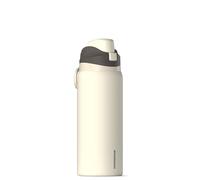 Hydrapeak Oasis Insulated Stainless Water Bottle 32oz with Spout Lid for Men and Women, Ivory