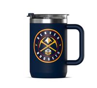 Hydrapeak x NBA Officially Licensed Denver Nuggets 18oz Insulated Coffee Mug with Lid, Stainless Steel Coffee Cup Insulated, BPA-Free Double Walled with Handle, Tea Mug