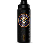 Hydrapeak x NBA Officially Licensed Denver Nuggets 26 oz Active Water Bottle with Chug Lid and Handle Reusable Stainless Steel Double Wall Insulated Sports Gift