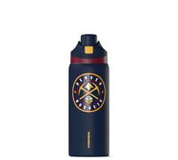 Hydrapeak x NBA Officially Licensed Denver Nuggets Oasis 32 oz Water Bottle with Chug Lid Push Button, Stainless Steel Water Bottle No Straw, 32 oz Insulated Water Bottle