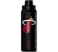 Hydrapeak x NBA Officially Licensed Miami Heat 26 oz Active Water Bottle with Chug Lid and Handle Reusable Stainless Steel Double Wall Insulated Sports Gift