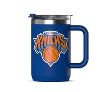 Hydrapeak x NBA Officially Licensed New York Knicks 18oz Insulated Coffee Mug with Flip Lid and Handle for Travel, Cold/Hot, Stainless Steel Coffee Cup Insulated, BPA-Free Double Walled, Tea Mug