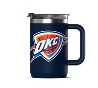 Hydrapeak x NBA Officially Licensed Oklahoma City Thunder 18oz Insulated Coffee Mug with Lid, Stainless Steel Coffee Cup Insulated, BPA-Free Double Walled with Handle, Tea Mug