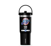 Hydrapeak x NBA Officially Licensed Utah Jazz 32 oz Nomad Tumbler with Handle and Straw Lid, Leakproof Stainless Steel Water Bottle
