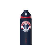 Hydrapeak x NBA Officially Licensed Washington Wizards Oasis 32 oz Water Bottle with Chug Lid Push Button, Stainless Steel Water Bottle No Straw, 32 oz Insulated Water Bottle