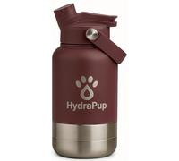 HydraPup 32oz Insulated Dog Water Bottle - Stainless Steel, Leakproof Travel jug Keeps Water Cold. Includes pet Bowls, Perfect for Hiking, Camping, and Outdoor Adventures with Your Dog (Mauve)