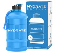 HYDRATE XL Water Jug 1.3 Litre - BPA Free, Flip Cap, Leak Proof Sports Bottle Ideal for Gym, Adults, Blue
