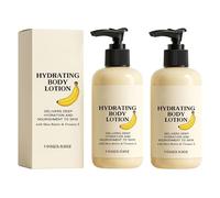 Hydrating Body Lotion, Deep Moisture Body Lotion with Shea Butter & Vitamin E, Body Moisturiser for Sensitive and Dry Skin, Deep Hydration And Nourishment To Skin, Protects Skin Barrier (2PC)