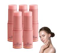Hydrating Collagen Face Balm Stick - Multi Balm Stick for Face - Hydrating Collagen & Peptide Face Wand to Smooth Wrinkles Appearance, Nourish & Plump Skin - Anti-Aging Moisturizer Wand (5 Boxes)
