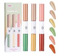 Hydrating Concealer - Brighten Up Under Eye Concealer | 3X High Coverage For Makeup, Lightweight Waterproof Cosmetics, Everyday Use Solution For Wedding, Gathering, Photography