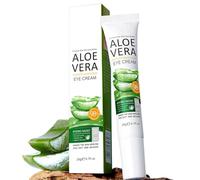 Hydrating Eye Cream, 98 Percent Aloe Vera Moisturiser Under Eye Cream for Dark Circles and Puffy Eyes, Repairing Tightening Reducing of Wrinkle Fine Lines, Makes Skin Around Your Eyes Smooth & Shinny