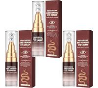 Hydrating Eye Cream with Cooling Roller Ball - Moisturising Under Eye Care for Dry, Tired-Looking Skin - Helps Smooth the Appearance of Fine Dry Lines - Lightweight Daily Eye Cream (3pcs)