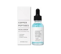 Hydrating Face Serum with Copper Peptides, Lightweight Multi-Peptide Serum for Smoothing, Softening and Elasticity Support, Nourishing Daily Skincare for All Skin Types, 30ml, 1pc