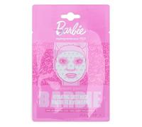 Hydrating Facial Sheet Mask with Hyaluronic Acid - Raspberry Scented Face Mask for Glowing Skin - Single Use Skincare Mask - Official Barbie Merchandise
