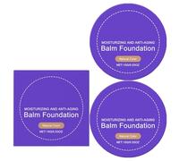 Hydrating Foundations for Mature Skin, Age-Defying Balm Foundation with Medium Buildable Coverage and Shiny Finish for Beautiful Makeup, Blurs Fine Lines and Imperfections for Even Skin Tone (2pcs)