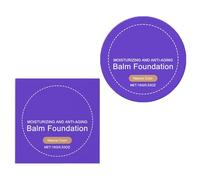 Hydrating Foundations for Mature Skin, Age-Defying Balm Foundation with Medium Buildable Coverage and Shiny Finish for Beautiful Makeup, Blurs Fine Lines and Imperfections for Even Skin Tone (1pcs)