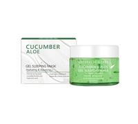 Hydrating Gel Mask, Aloe Vera Gel & Cucumber Extract Sleeping Mask, Lightweight, Night Time Face Mask Skin Care, Smooth Skin, For All Skin Types