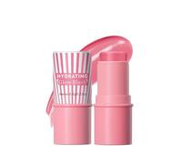 Hydrating Glow Blush Stick, Glow Blush Stick Cream for Cheeks, Lips and Eyes, Waterproof Hydrating Tinted Solid Moisturizer Blendable, Long Lasting Natural Grow Nude Face Blush Makeup (Soft Pink)
