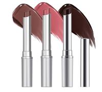 Hydrating Honey Lipstick Set, 2PC Black & Pink Moisture Shine Tinted Lip Balm For Dry Lips, Hydrating Lipstick Nourishing Lip Plumping Enhance Natural Color, Creamy Formula (Black & Pink & Nude)