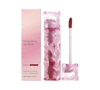 Hydrating Lip Gloss - Velvet-Matte Lip Color Cream, Wand Applicator, Oil Infused Formula Glide, Cosmetic Beauty Tool, Lips Coloring for Dating Parties Travel 4g