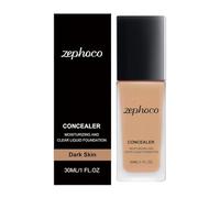 Hydrating Liquid Foundation, Natural Coverage Makeup Base, 30 Ml Bottle With Smooth Blend Formula, Compact Beauty Container With Travel Friendly Design, Even Tone Skin Finish, Foundation
